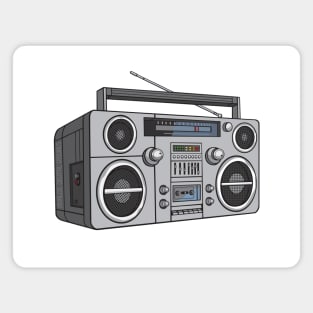 Boombox (Gray Colorway) Analog / Music Magnet